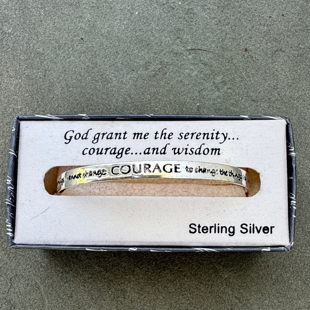Sterling Silver Inspirational Bracelet